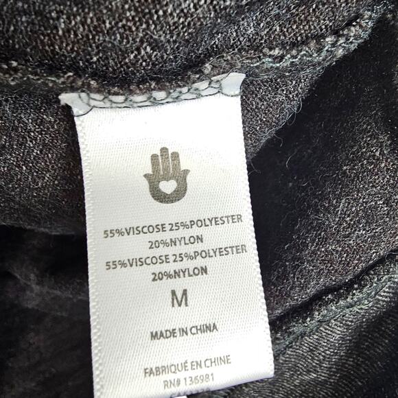 Spiritual Gangster Sweatshirt Women M Savasana Crewneck Pullover Sweater Gray - Picture 8 of 9